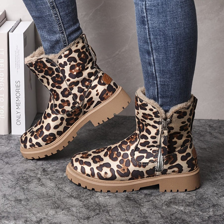 Fuzzy Greek Winter Boots