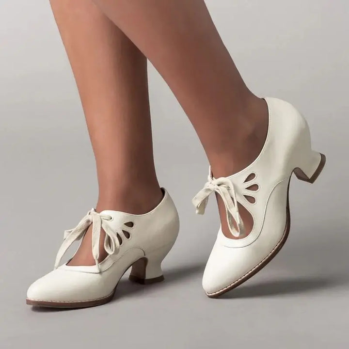 Alona | Orthopedic Leather Heeled Sandals