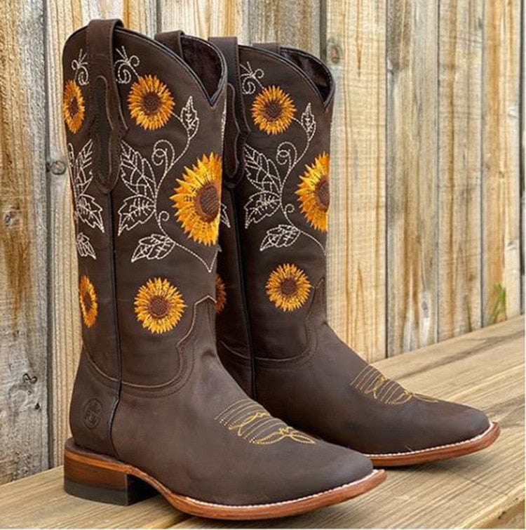 Mia Sunset Flower Boots