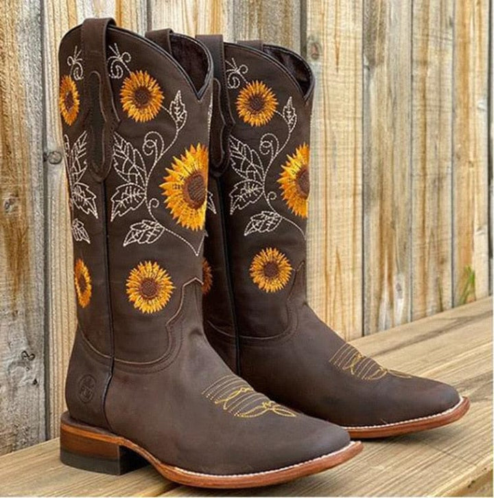 Mia Sunset Flower Boots