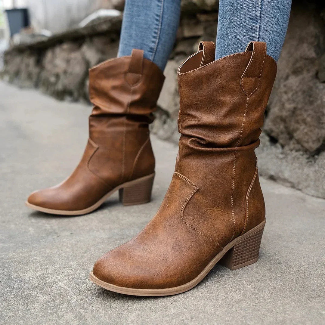 Brooke Leather Boots
