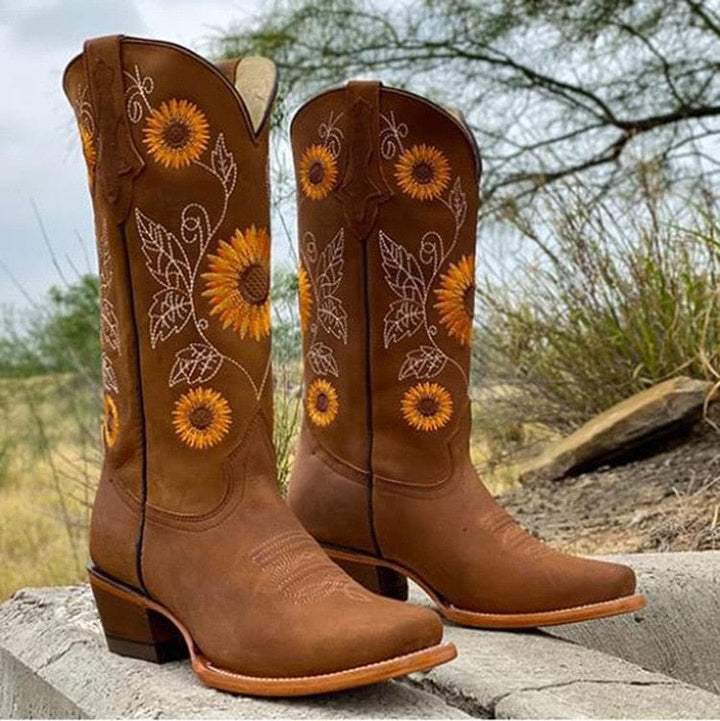 Mia Sunset Flower Boots