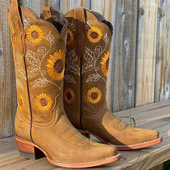 Mia Sunset Flower Boots