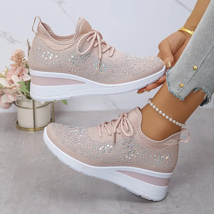 Giselle Comfort Clogs – Orthopaedic Relief with Sparkling Elegance